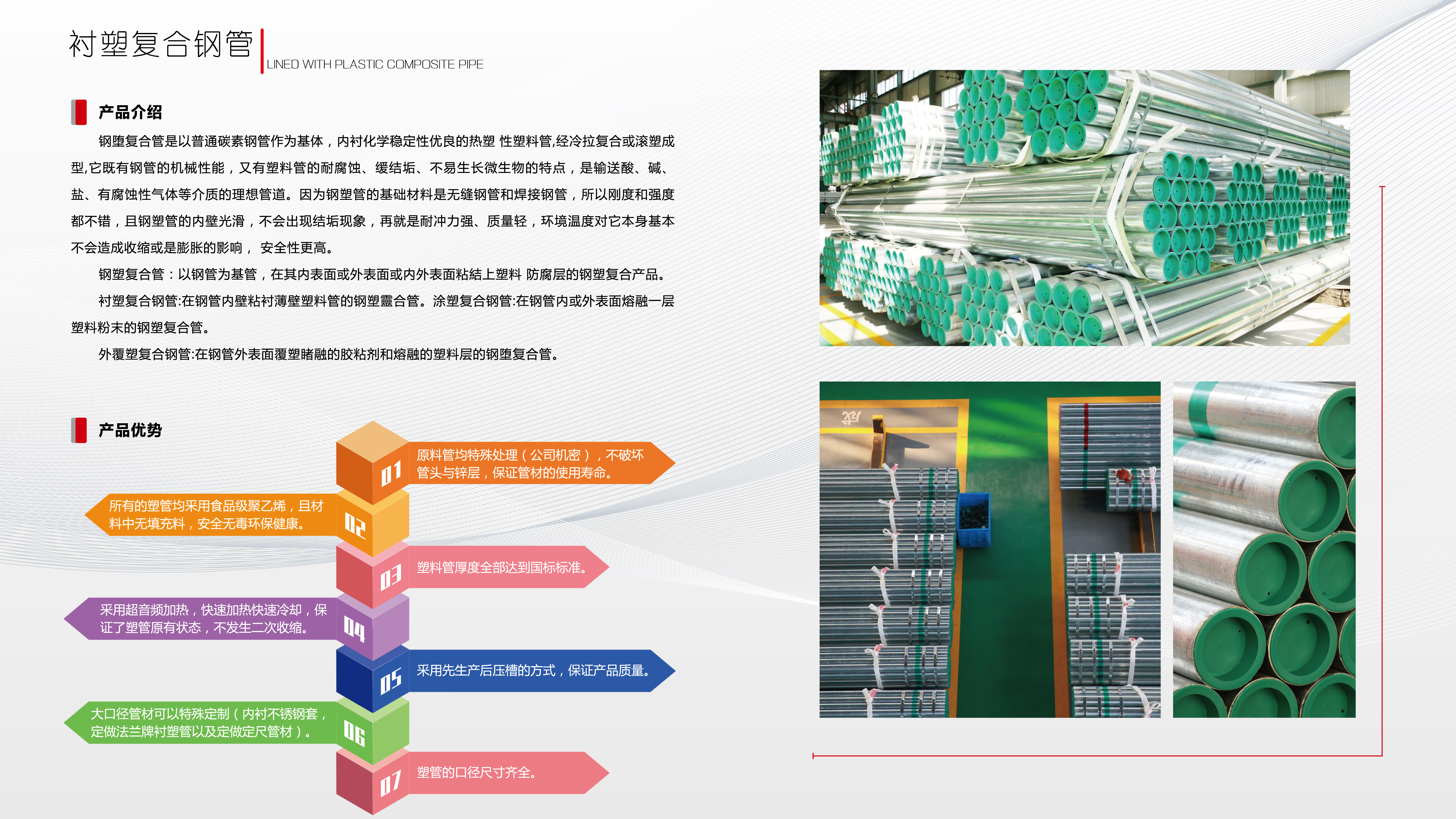 鋼塑管（冷、熱）